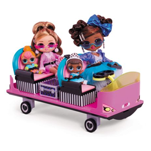 اسباب بازی هواپیمای 4 در 1 LOL Surprise سری MGA - LOL Surprise - OMG Plane 4-in-1 _اسباب بازی عروسک دخترانه